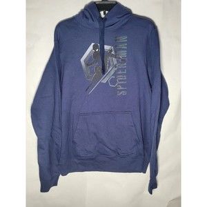 Men's Marvel Spider-Man: No Way Home Suit Pull Over Hoodie Navy/Black Size M